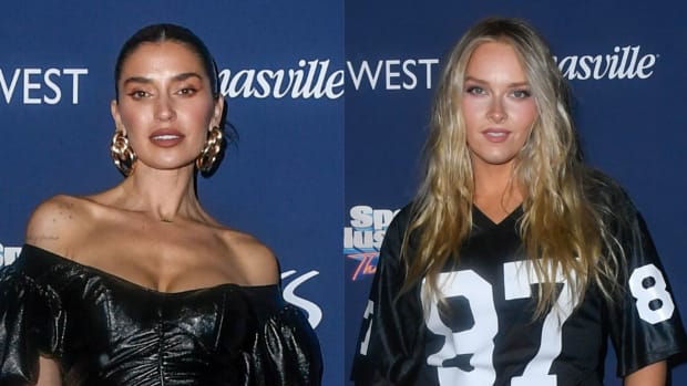 Nicole Williams English and Camille Kostek